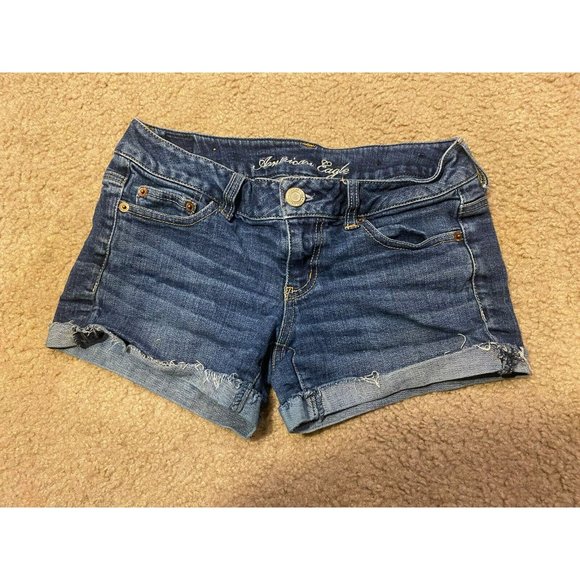 American Eagle Outfitters Pants - Women's American Eagle Stretch Denim Shorts Size 4